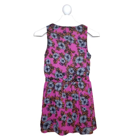 Forever 21 Pink Floral Mini Dress Small - Picture 2 of 6